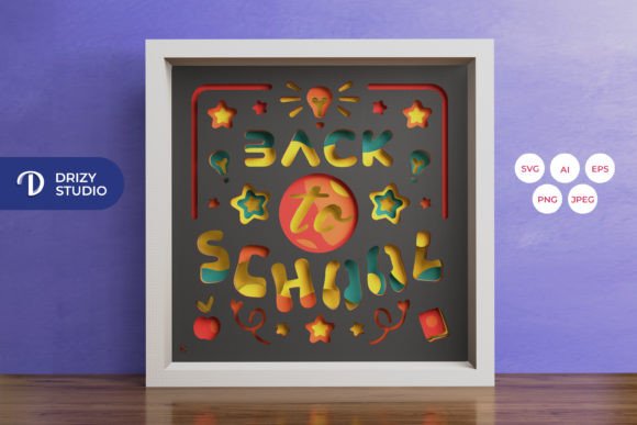 Back to School 3D Shadow Box: A Creative Way to Celebrate the New Academic Year