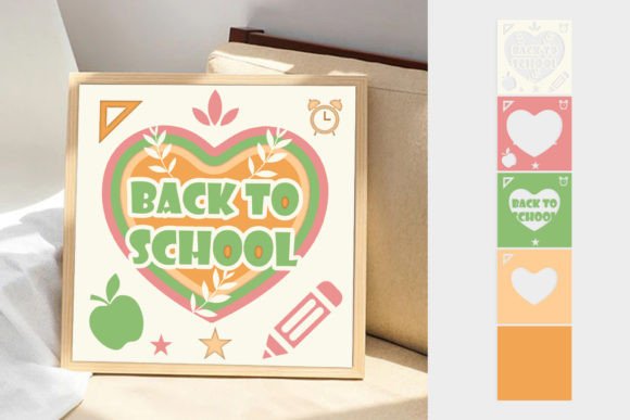 Back to School 3D Shadow Box SVG: A Creative Craft for Classroom and Home
