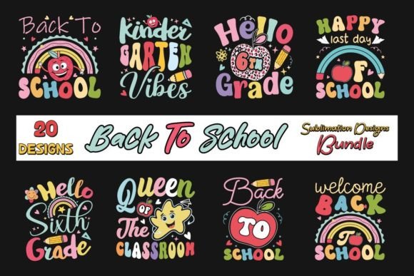 Back to School Sublimation Bundle 4