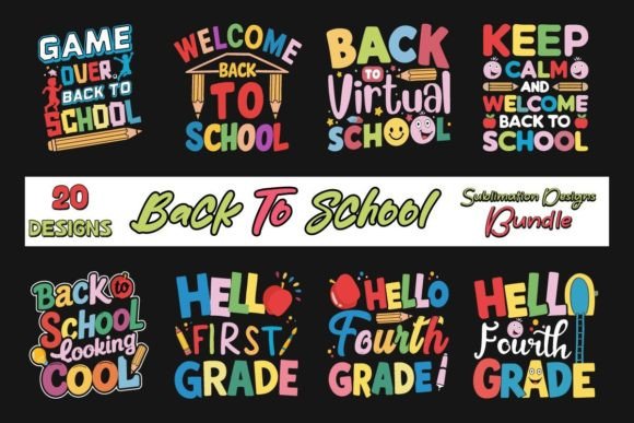 Back to School Sublimation Bundle 6