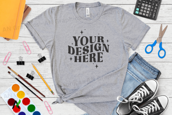 Bella Canvas 3413 Female Mockup - 002: A Professional Tool for T-Shirt Designers and Creators