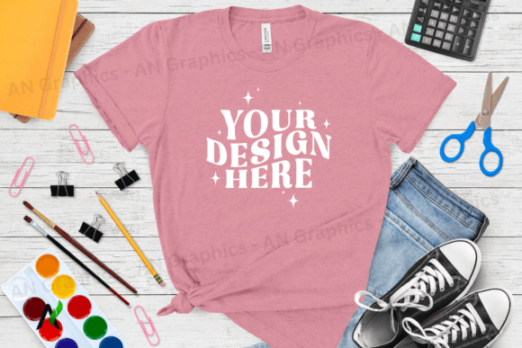Bella Canvas 3413 Female Mockup - 030