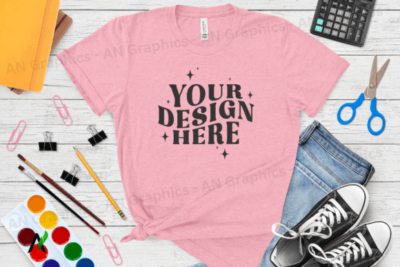 Bella Canvas 3413 Female Mockup - 033