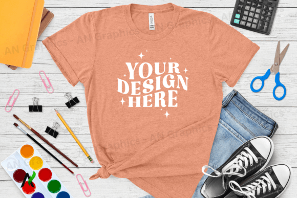 Bella Canvas 3413 Female Mockup - 047