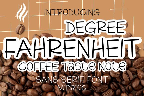 Fahrenheit Font for Whimsical Design Projects