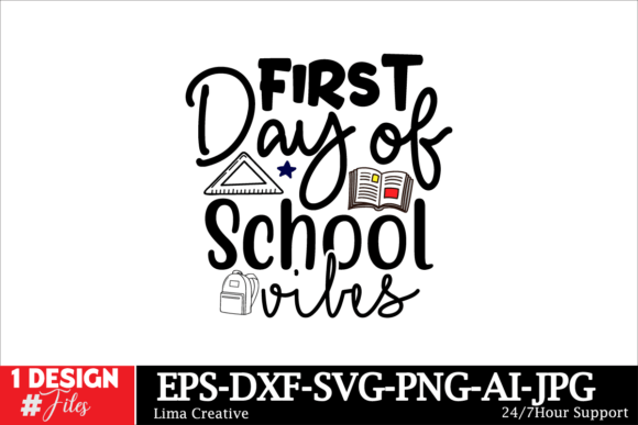 First Day of School SVG Cut File