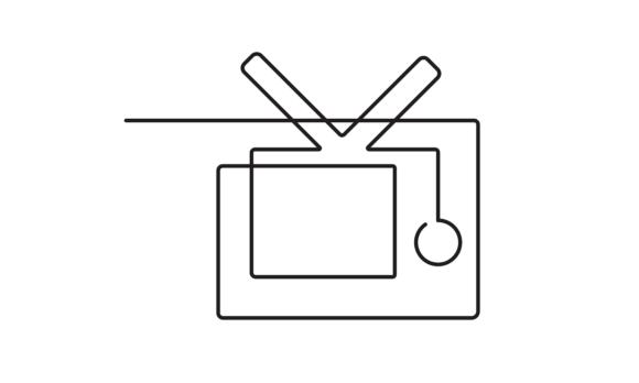 Old TV Player Continuous Line Art Video: A Nostalgic Journey in Modern Visual Storytelling