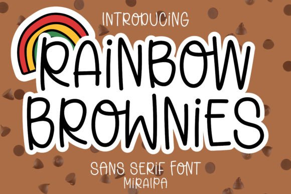 Rainbow Brownies: A Versatile Design Element for Creative Projects