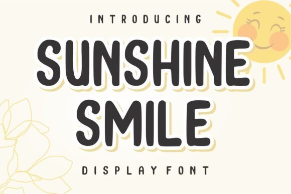 Sunshine Smile: A Chalkboard-Inspired Font That Brings Joy to Design